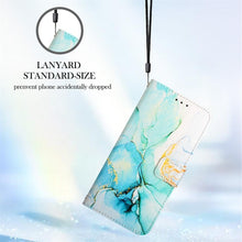 将图片加载到图库查看器，Leather Flip Phone Case For iPhone 14 13 12 Mini 11 Pro XS Max Cute Card Slot Wallet Cover Marble Pattern PU Leather Shockproof Flip Wallet Case with Stand Magnetic Money Pouch Silicone Bumper Phone Case
