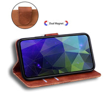 将图片加载到图库查看器，Leather Phone Case Wallet Cover For iPhone XR XS 10 11 Pro 12 mini 13 Pro Max Flip Stand Case Simple Skin-Friendly PU Leather Case Wallet Protective Case Flip Shockproof Mobile Phone Case
