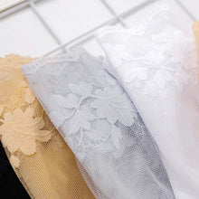 Load image into Gallery viewer, Leaves Patterned Lace Invisible Thin Short Lace Boat Socks Hollow Non-slip Shallow Socks For Women
