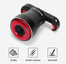 将图片加载到图库查看器，LED Bicycle Waterproof USB Charging Taillight Cycling Flashlight Auto Brake Sensing Smart Bicycle Rear Brake Lights Braking Sensing Taillights USB Rechargeable Ultra Bright LED Warning Bicycle Flashlight
