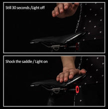 将图片加载到图库查看器，LED Bicycle Waterproof USB Charging Taillight Cycling Flashlight Auto Brake Sensing Smart Bicycle Rear Brake Lights Braking Sensing Taillights USB Rechargeable Ultra Bright LED Warning Bicycle Flashlight
