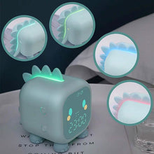 将图片加载到图库查看器，Led Cartoon Alarm Clock Voice Control Digital
