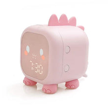 将图片加载到图库查看器，Led Cartoon Alarm Clock Voice Control Digital
