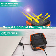 将图片加载到图库查看器，LED Collapsible Solar Camping Lantern
