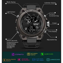 Load image into Gallery viewer, LED Digital Military Watch Classic Casual Sport Watch
