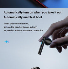 Load image into Gallery viewer, LED Display Bluetooth 5.0  Wireless Headphone Magnetic 9D Stereo Sound Earbud Sports Easy Pairing Earphone With Microphone Bluetooth In Ear Built-in Mic Headset For Sport Black Headphones Wireless Light Weight Design
