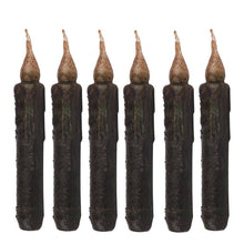 将图片加载到图库查看器，LED Flameless Wax Candle Battery Operated Taper Pillar Candle LED Plastic Candles For Restaurants Hotels Museums Black Flameless Candles Real Wax Flickering LED Pillar Candles
