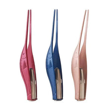 Load image into Gallery viewer, LED Flashlight Stainless Steel Tweezers Ear Pick Clean Colorful Tweezers Tool Hair Removal Care
