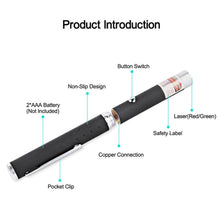 将图片加载到图库查看器，LED Laser Pet Cat Toy Red Dot Light Sight 530Nm 405Nm 650Nm Interactive Pen Pointer For Cats Dogs Pet Interactive Toys Cat Chase Exercise Toys For Indoor Cat Laser Presentation Remotes For Indoor Classroom Teaching
