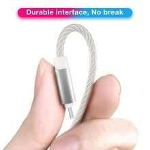 Load image into Gallery viewer, LED Light USB Charger Cable 3-in-1 Fast Charging
