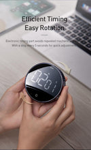 Load image into Gallery viewer, LED Magnetic Digital Timer For Kitchen Cooking Countdown Alarm Clock Digital Kitchen Timer, Large Magnetic LED Countdown Timer with Constant Light Function for classrooms 3-Level Volume Quiet Egg Timer for Children  Electronic Cooking Countdown Timer
