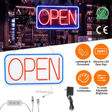 Load image into Gallery viewer, LED Open Sign Advertisement Board with 11 Levels Adjustable Brightness
