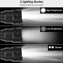 将图片加载到图库查看器，LED Rechargeable Zoomable Flashlight
