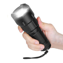 将图片加载到图库查看器，LED Rechargeable Zoomable Flashlight

