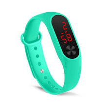将图片加载到图库查看器，LED Sports Watches Women Silicone Electronic Digital Watch Student Wrist Bracelet LED Digital Silicone Strap Creative Hand Ring Electronic Watch Suitable For Women Men Student Kids
