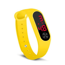 将图片加载到图库查看器，LED Sports Watches Women Silicone Electronic Digital Watch Student Wrist Bracelet LED Digital Silicone Strap Creative Hand Ring Electronic Watch Suitable For Women Men Student Kids
