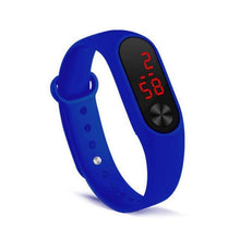 将图片加载到图库查看器，LED Sports Watches Women Silicone Electronic Digital Watch Student Wrist Bracelet LED Digital Silicone Strap Creative Hand Ring Electronic Watch Suitable For Women Men Student Kids
