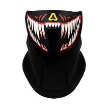 将图片加载到图库查看器，LED Warm Headgear ED Face Mask Party Masks Light Up Dance Halloween Cosplay Easter Rave Mask Luminous Costume Washable Foldable  Luminous Cool Party Mask Activated Light Up Mask Led Music Party Mask Led Music Mask for Festival Party
