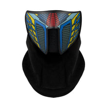 将图片加载到图库查看器，LED Warm Headgear ED Face Mask Party Masks Light Up Dance Halloween Cosplay Easter Rave Mask Luminous Costume Washable Foldable  Luminous Cool Party Mask Activated Light Up Mask Led Music Party Mask Led Music Mask for Festival Party
