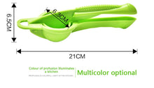 Load image into Gallery viewer, Lemon Squeezer Liquid Portable Multi-Functional Lemon Squeezer Manual Orange Citrus Juicer Home Lemon Clip Squeeze Juice Mini Orange Press Juice Kitchen Tools Manual Fruit Juicer Mini Blender
