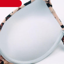 Load image into Gallery viewer, Leopard Bikinis Women Summer Swimsuit Strapless Bandage Bathing Suits Women's Halter Triangle Bikini Bottom Soft Two Piece Swimsuits Low Waist Push Up Bikini Set Swimwear
