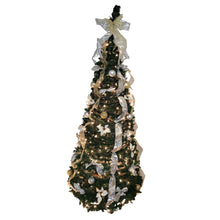 Load image into Gallery viewer, Let It Snow Holiday Collection Pop-Up Tree with Clear Lights - Assorted Styles
