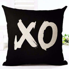 Load image into Gallery viewer, Letter Love Home Cushion Covers Cotton Linen Black White Pillow Cover I Love You Forever and Always Throw Pillow Case Love Letter Pillow Cushion Covers Fashion Home Decor Cover Sofa Bed Nordic Decorative Pillow Case 45x45CM
