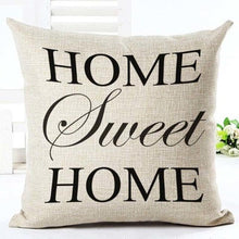 Load image into Gallery viewer, Letter Love Home Cushion Covers Cotton Linen Black White Pillow Cover I Love You Forever and Always Throw Pillow Case Love Letter Pillow Cushion Covers Fashion Home Decor Cover Sofa Bed Nordic Decorative Pillow Case 45x45CM
