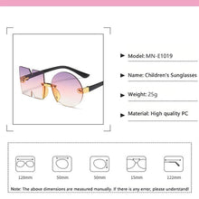 Load image into Gallery viewer, Letter NO Party Rimless Irregular Design Sunglasses For Men/Women Fashionable NO Sunglasses for Kids Oversize &amp; Irregular Design Frameless Polygon Glasses For Children
