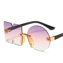 Load image into Gallery viewer, Letter NO Party Rimless Irregular Design Sunglasses For Men/Women Fashionable NO Sunglasses for Kids Oversize &amp; Irregular Design Frameless Polygon Glasses For Children
