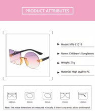 Load image into Gallery viewer, Letter NO Party Rimless Irregular Design Sunglasses For Men/Women Fashionable NO Sunglasses for Kids Oversize &amp; Irregular Design Frameless Polygon Glasses For Children
