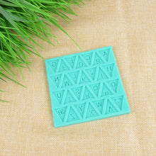 Load image into Gallery viewer, Letters Mold Triangle Alphabet Silicone Baking Mould Cupcake Decorating Tool Fondant Candy Chocolate Gumpaste Nonstick Letters Mold Triangle Alphabet Silicone Baking Mould Cupcake Decorating Tool
