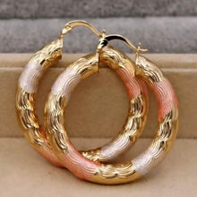 Load image into Gallery viewer, Leverback Hoop Earrings Chunky O-Shaped Tiny Earrings
