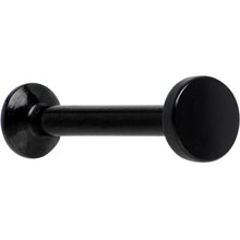 Load image into Gallery viewer, 5/16 Black IP 3mm Circle Internal Thread Daith Cartilage Tragus
