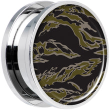 Load image into Gallery viewer, Tiger Camo Print Steel Screw Fit Plug Set 20mm
