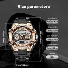 Load image into Gallery viewer, LIGE Men Digital Military Waterproof Watch
