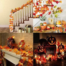 Load image into Gallery viewer, Lighted Fall Garland 40 LED String Light
