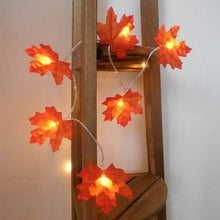 Load image into Gallery viewer, Lighted Fall Garland 40 LED String Light
