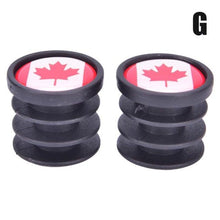 将图片加载到图库查看器，Lightweight Mini Bicycle National Flag Handlebar End Plugs For Mountain Road Bike Bicycle Grips Parts Protective Cover Handlebar Bar End Plugs Plastic Bike Handlebar End Caps For Road Bike Most Bicycle

