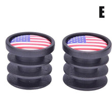 将图片加载到图库查看器，Lightweight Mini Bicycle National Flag Handlebar End Plugs For Mountain Road Bike Bicycle Grips Parts Protective Cover Handlebar Bar End Plugs Plastic Bike Handlebar End Caps For Road Bike Most Bicycle
