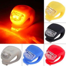 Load image into Gallery viewer, Lightweight Mini LED Silicone Bicycle Front Rear Light Waterproof Mountain Road Bike Cycling Headlight Tail Warning Lamp Silicone LED Bike Light Bike Headlight And Taillight Multi-Purpose Waterproof Bike Light For Cycling
