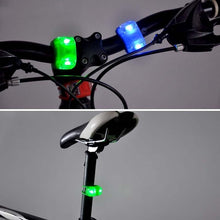 Load image into Gallery viewer, Lightweight Mini LED Silicone Bicycle Front Rear Light Waterproof Mountain Road Bike Cycling Headlight Tail Warning Lamp Silicone LED Bike Light Bike Headlight And Taillight Multi-Purpose Waterproof Bike Light For Cycling

