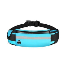 将图片加载到图库查看器，Lightweight Sports Running Waist Bag Unisex Belt Bag Waterproof Fanny Pack Bright Colors Fitness Workout Waist Bag
