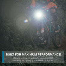 将图片加载到图库查看器，Lightweight USB Rechargeable Bike Light Set Super Bright Front Headlight And Rear LED Bicycle Light 4 Light Mode Options USB Rechargeable Bike Light Set LED Bicycle Front Headlight And Rear Taillight Lithium Battery 650mAh
