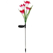 Load image into Gallery viewer, Lily Flower Multi-Color Changing LED Solar Powered Lights
