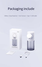 将图片加载到图库查看器，Liquid Soap Dispensers USB Rechargeable Temperature Display Automatic Dispenser Soap Foam Hand Sanitizer Machine Automatic Foaming Soap Dispenser Touchless Rechargeable Sensor Hand Soap Dispenser With Display Suitable For Bathrooms Kitchens Restaurant
