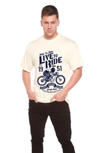 Load image into Gallery viewer, Live To Ride Men's Bamboo Viscose/Organic Cotton Short Sleeve Graphic T-Shirt
