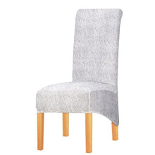 Load image into Gallery viewer, Long Backrest High Elastic Chair Cover European Backrest Seat Cover Home Washable Living Room Restaurant Hotel Party Banquet Dining Chair Cover Stretch Chair Slipcover, Spandex Elastic Removable Washable Chair Seat Covers Protector for Dining Room
