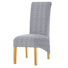 Load image into Gallery viewer, Long Backrest High Elastic Chair Cover European Backrest Seat Cover Home Washable Living Room Restaurant Hotel Party Banquet Dining Chair Cover Stretch Chair Slipcover, Spandex Elastic Removable Washable Chair Seat Covers Protector for Dining Room
