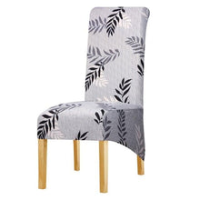 Load image into Gallery viewer, Long Backrest High Elastic Chair Cover European Backrest Seat Cover Home Washable Living Room Restaurant Hotel Party Banquet Dining Chair Cover Stretch Chair Slipcover, Spandex Elastic Removable Washable Chair Seat Covers Protector for Dining Room
